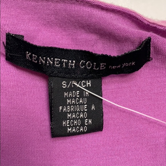 NWT Kenneth Cole purple short sleeve top size: S - Picture 5 of 8